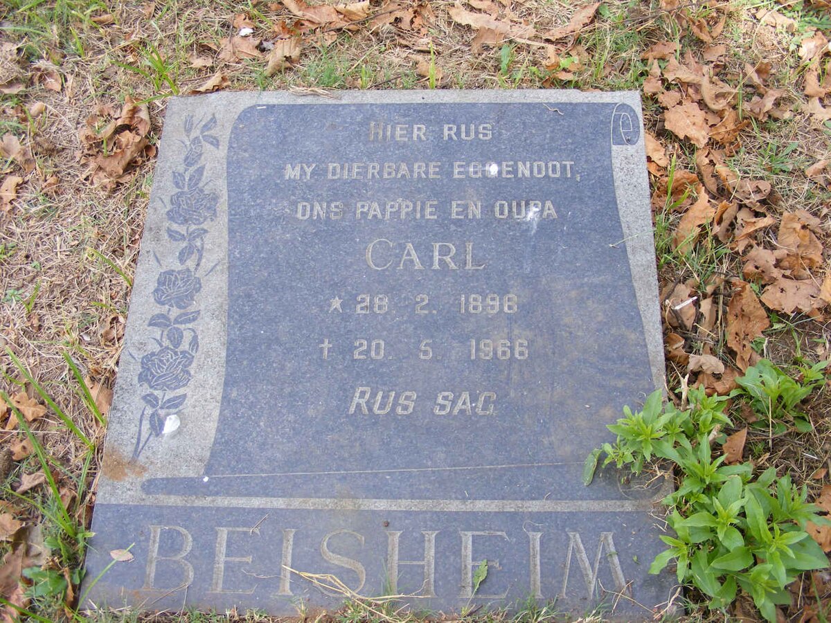 BEISHEIM Carl 1898-1966