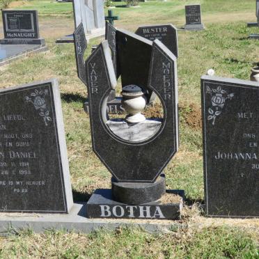 BOTHA Johan Daniel 1914-1993 &amp; Johanna Catharina 1919-