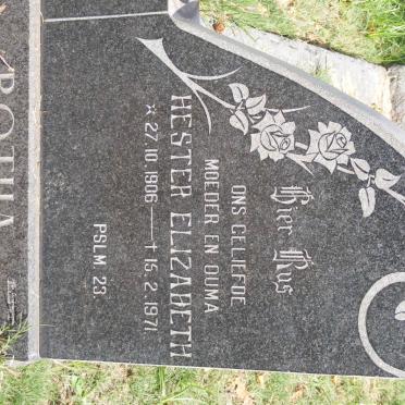 BOTHA Hester Elizabeth 1906-1971