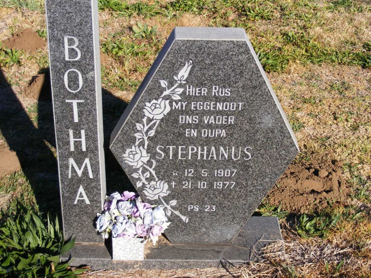 BOTHMA Stephanus 1907-1977