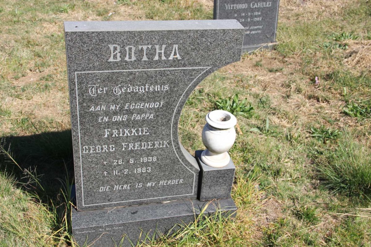 BOTHA Georg Frederik 1938-1983