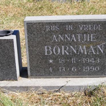 BORNMAN Annatjie 1943-1990