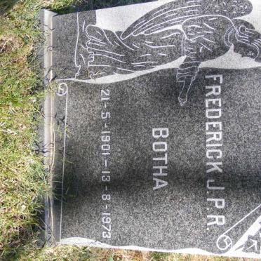 BOTHA Frederick J.P.R. 1901-1973