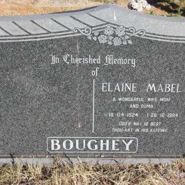 BOUGHEY Elaine Mabel 1924-1984