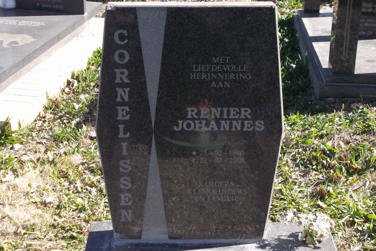 CORNELISSEN Renier Johannes 1940-2008