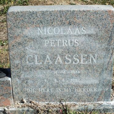 CLAASSEN Nicolaas Petrus 1928-2002