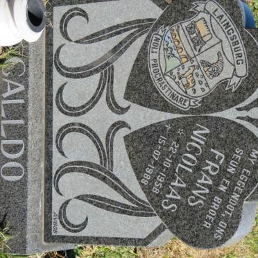 CALLDO Frans Nicolaas 1958-1988