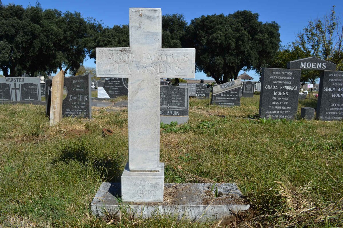 CLAASSENS Jacob Jacobus 1940-1987