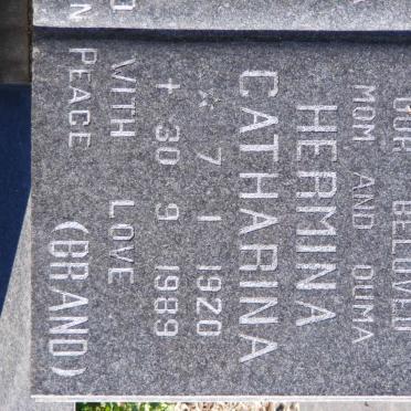 CURRAN Edward Daniel 1918-1986 &amp; Hermina Catharina BRAND 1920-1989