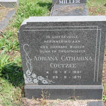 COETZEE Adriana Catharina 1881-1971