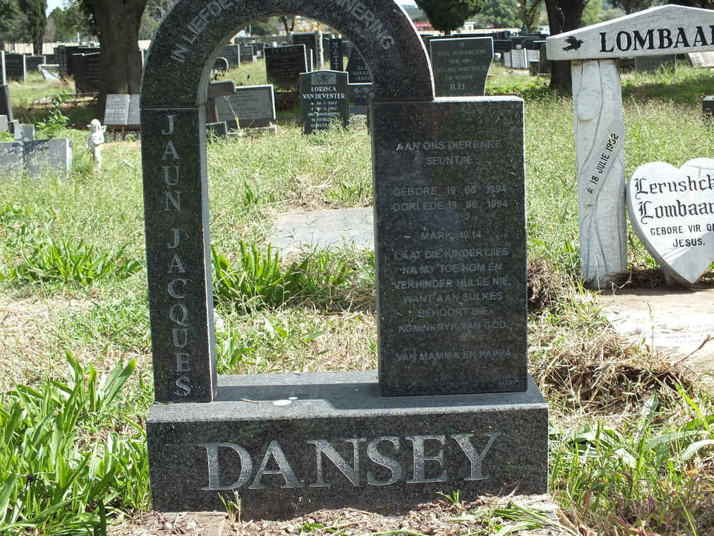 DANSEY Jaun Jacques 1994-1994
