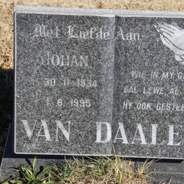 DAALEN Johan, van 1934-1995
