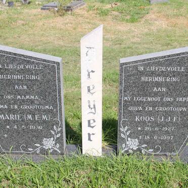 DREYER J.J.F. 1927-1997 &amp; M.E.M 1930-