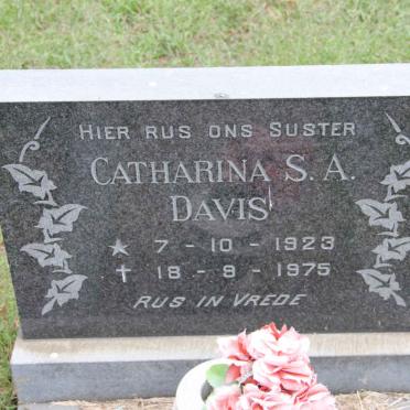 DAVIS Catharina S.A. 1923-1975