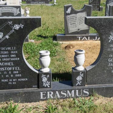 ERASMUS Machiel Christoffel 1918-1993 &amp; Gertruida Jacoba P. 1924-2012