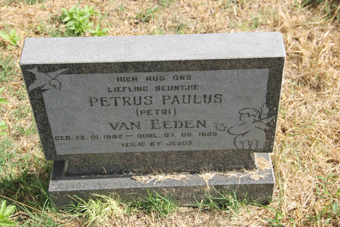 EEDEN Petrus Paulus, van 1982-1985