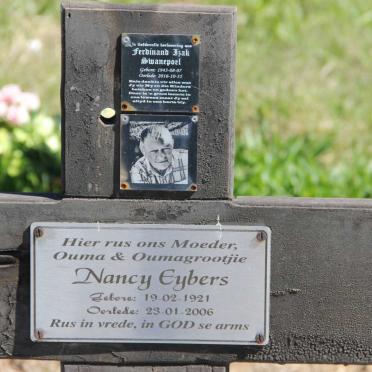 EYBERS Nancy 1921-2006 :: SWANEPOEL Ferdinand Izak 1943-2016