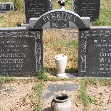 FERREIRA Marthinus Albertus 1902-1971 &amp; Cornelia Wilhelmina 1906-1996