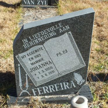 FERREIRA Johanna 1956-1991