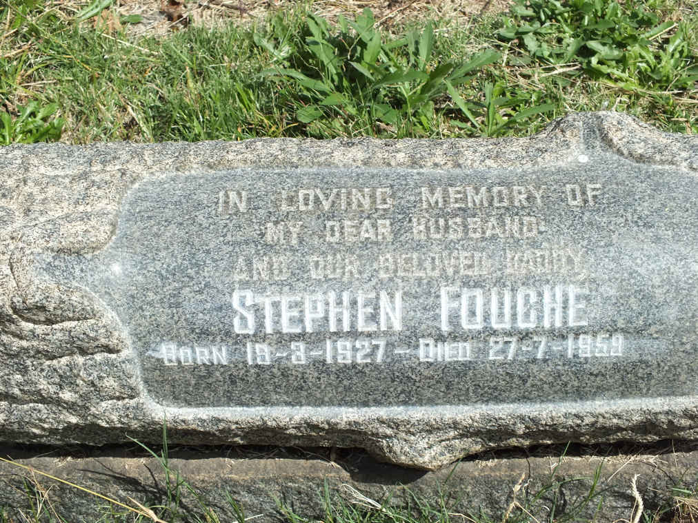 FOUCHE Stephen 1927-1959