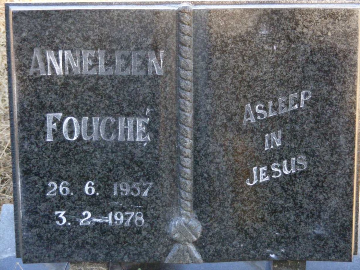 FOUCHE Anneleen 1957-1978