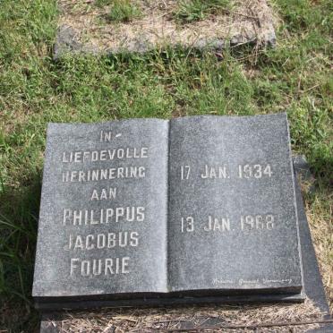 FOURIE Philippus Jacobus 1934-1968