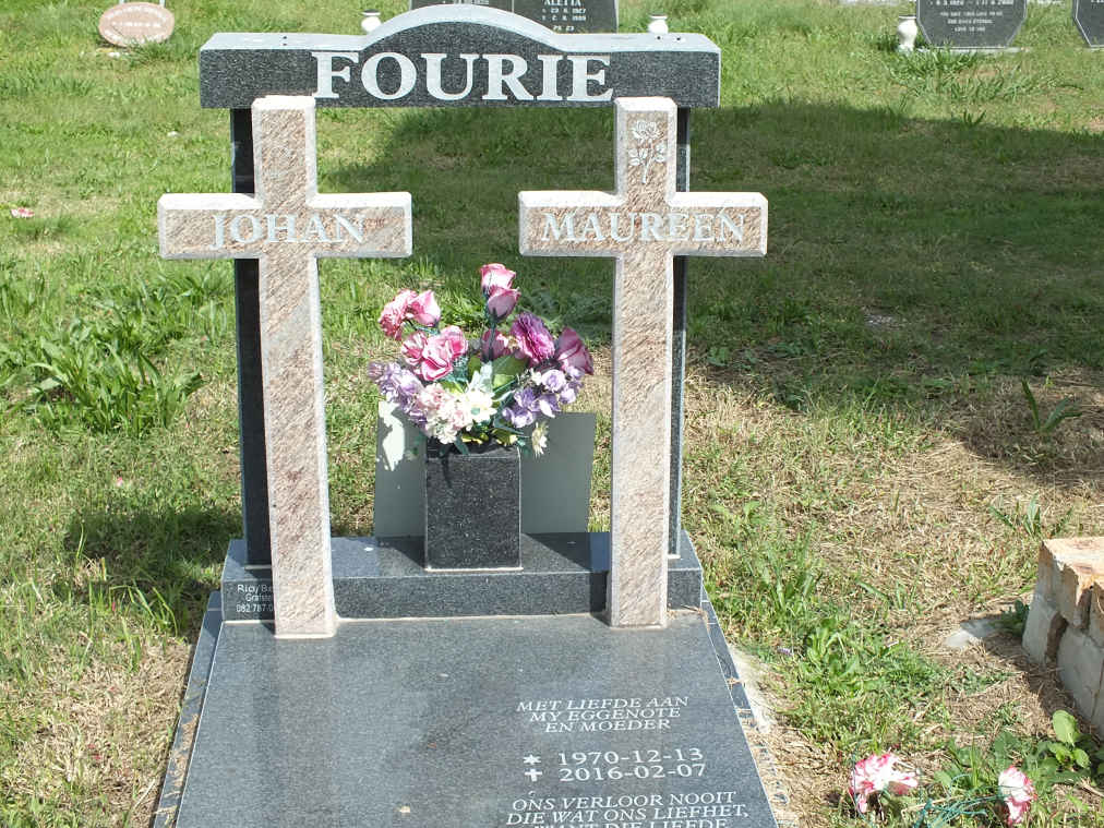 FOURIE Johan &amp; Maureen 1970-2016