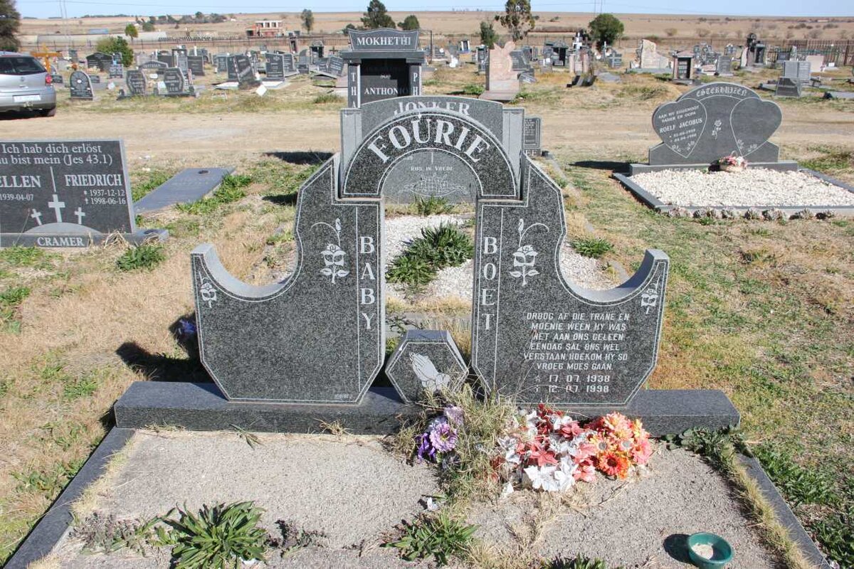 FOURIE Boet 1938-1998 &amp; Baby