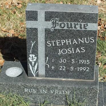 FOURIE Stephanus Josias 1915-1992