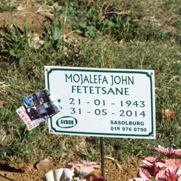 FETETSANE Mojalefa John 1943-2014