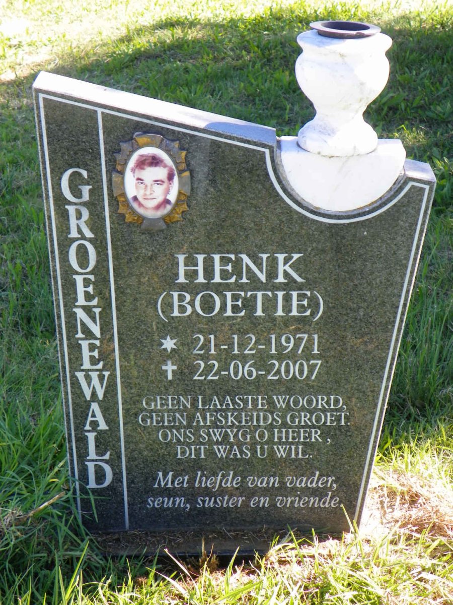 GROENEWALD Henk 1971-2007