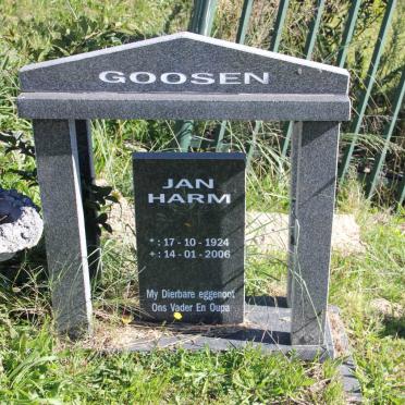 GOOSEN Jan Harm 1924-2006