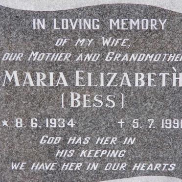 GOUWS Andries Stefanis 1931-2002 &amp; Maria Elizabeth 1934-1991