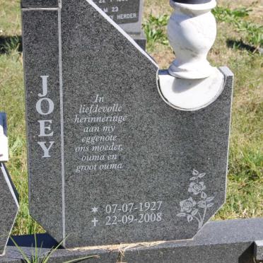 GRIESSEL Bokkie 1922-2009 &amp; Joey 1927-2008