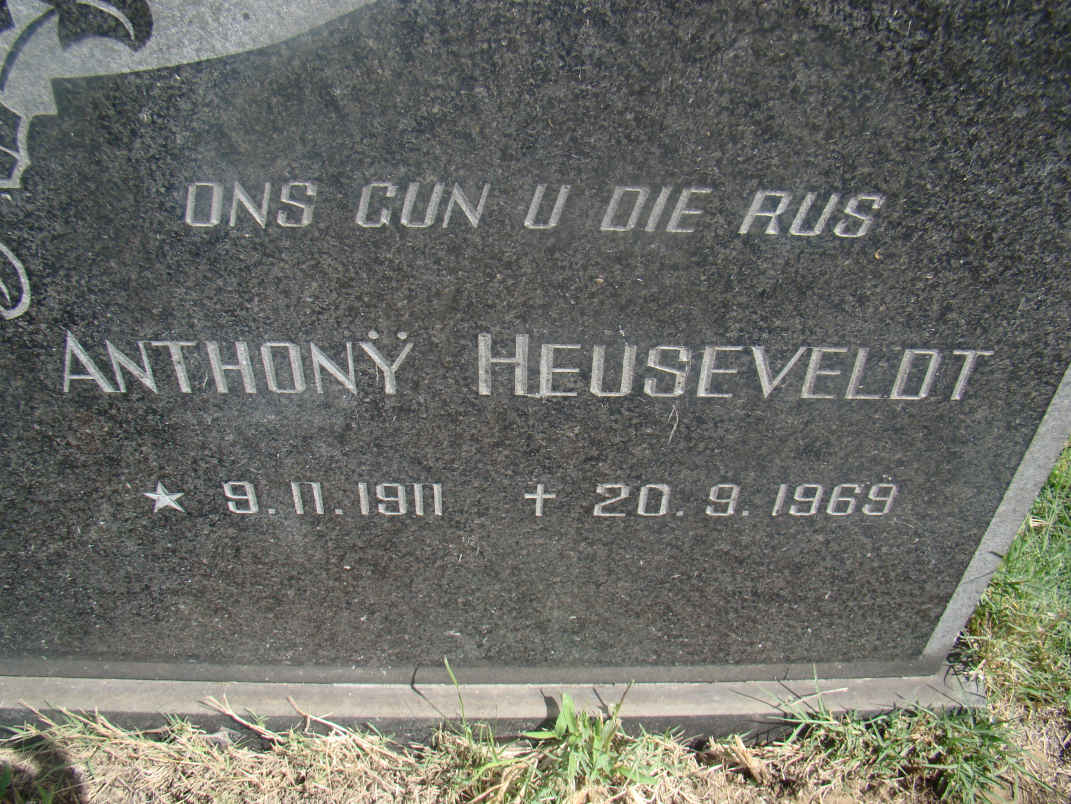 HEUSEVELDT Anthony 1911-1969