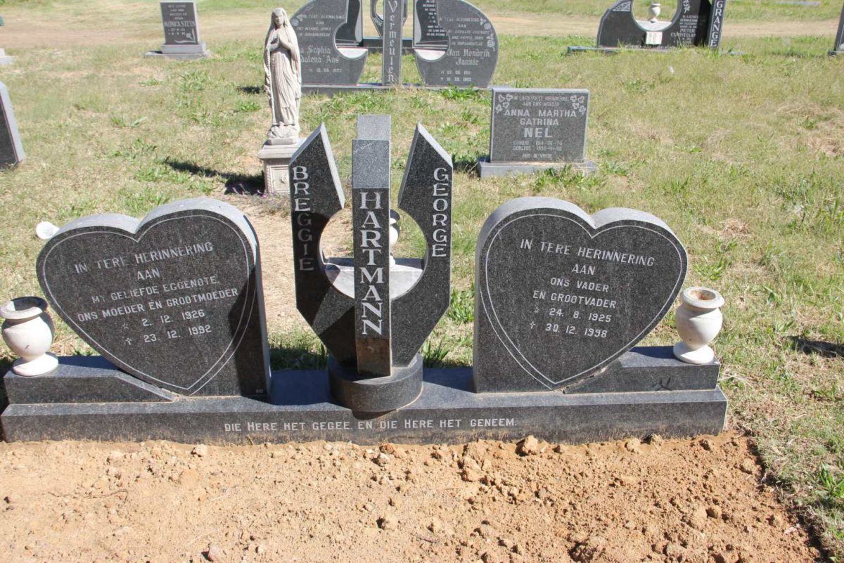 HARTMANN George 1925-1998 &amp; Breggie 1926-1992