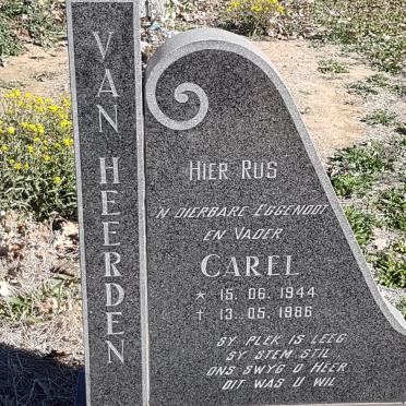 HEERDEN Carel, van 1944-1986