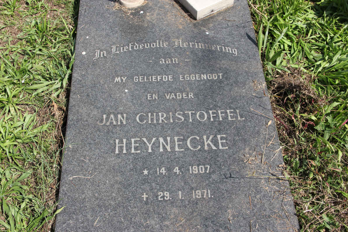 HEYNECKE Jan Christoffel 1907-1971
