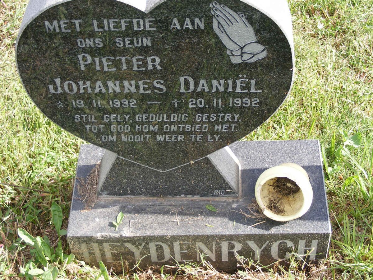 HEYDENRYCH Pieter Johannes Daniël 1992-1992