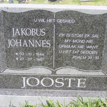 JOOSTE Jakobus Johannes 1944-1997
