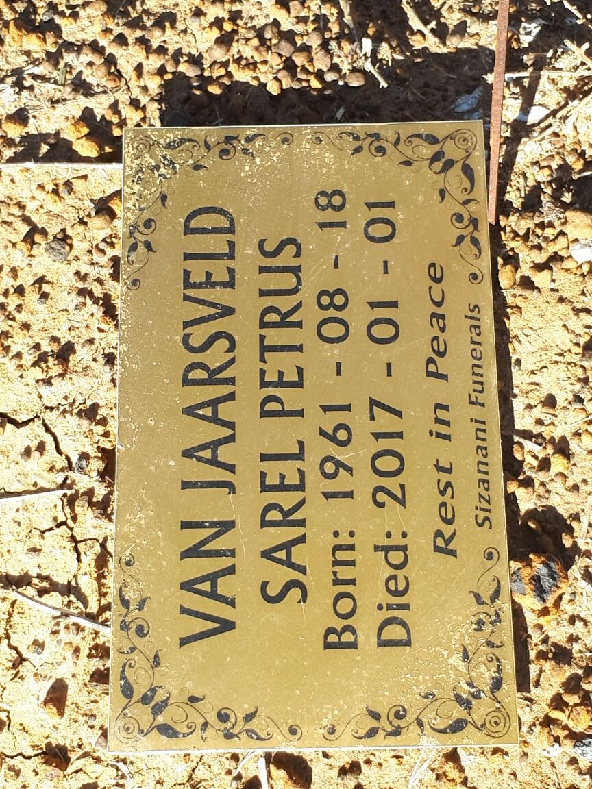 JAARSVELD Sarel Petrus, van 1961-2017