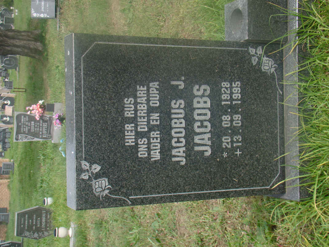 JACOBS Jacobus J. 1928-1995