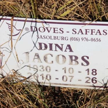 JACOBS Dina 1930-2010