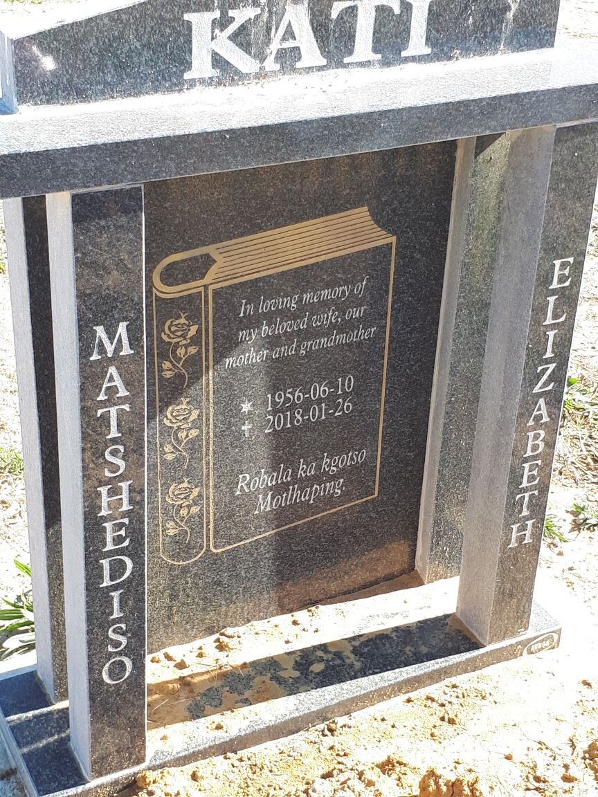 KATI Matshediso Elizabeth 1956-2018