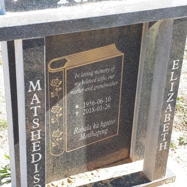 KATI Matshediso Elizabeth 1956-2018