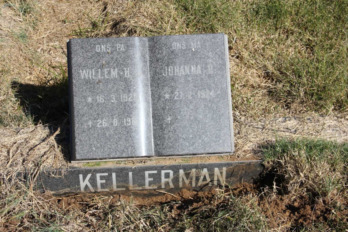 KELLERMAN Willem H. 1923 -198? &amp; Johanna 1924-