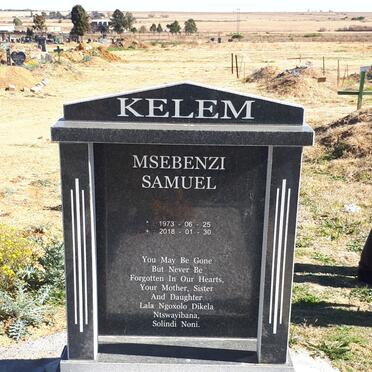 KELEM Msebenzi Samuel 1973-2018