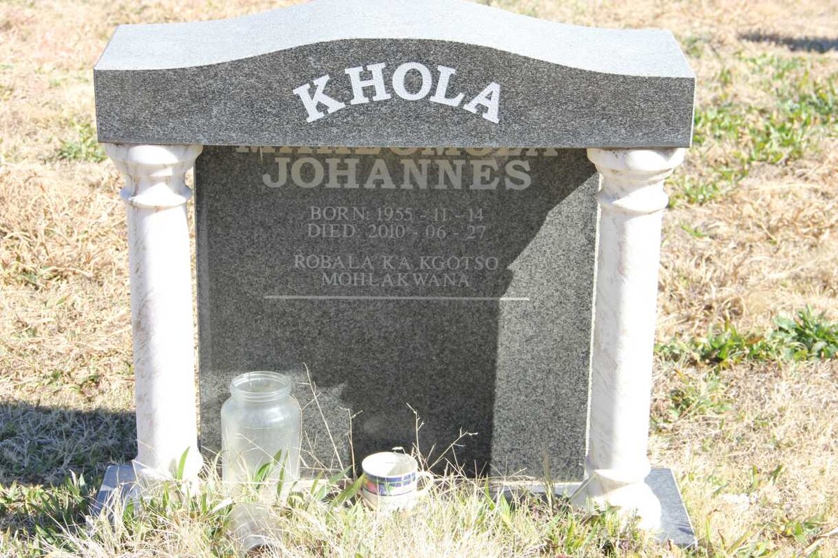 KHOLA ? Johannes 1955-2010