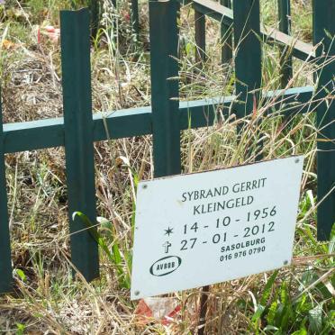 KLEINGELD Sybrand Gerrit 1956-2012