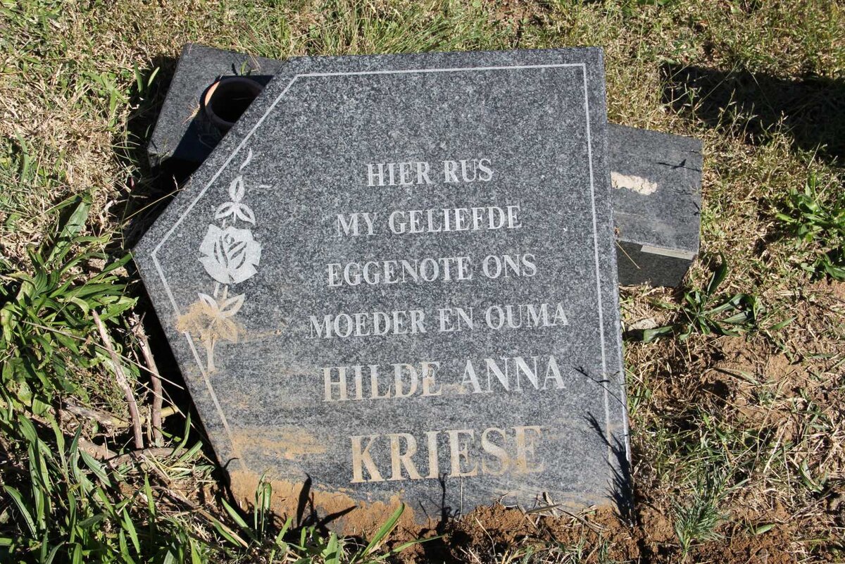 KRIESE Hilde Anna